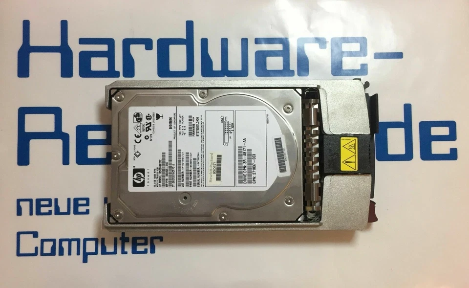 HP Cadre 36,4GB 10k Ultra320 SCSI LFF 320MB/S 271837-003 289041-001 3,5 " HDD - Photo 1/1