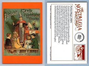 Parlour Magic, 1920's Family Life - Nostalgia Postcard Collectors Club Postcard - Picture 1 of 1