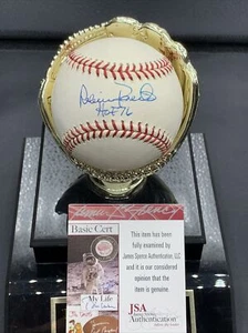 ROBIN ROBERTS SIGNED OFFICIAL NL BASEBALL INSCRIBED HOF 76 - JSA Coa - Picture 1 of 2