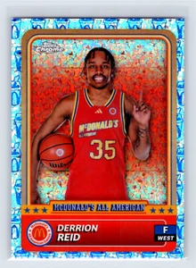 DERRION REID 2024 Topps Chrome McDonald's All American McFlurry RIFRATTORE #41 - Foto 1 di 2