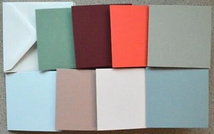 10 tarjetas Favini Burano 89 mm x 89 mm en blanco y blanco Envs NUEVO - Imagen 1 de 1