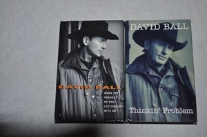 Lot Of 2 David Ball Thinkin Problem & When the Thought of You Catches Up With Me - Picture 1 of 2