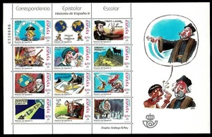 MP.76 Minipliego Correspondencia epistolar escolar 2001 sellos España stamps - Imagen 1 de 1
