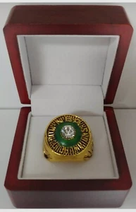 Larry Bird - 1981 Boston Celtics Championship Ring With Wooden Display Box - Picture 1 of 4
