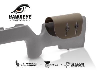 Elevador de culata ajustable Kydex verde OD para rifle de alcance Foto 1 de 4