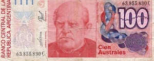 ARGENTINA 100 AUTRALES - Issue Date 1985 - Hard to Find - - Picture 1 of 2