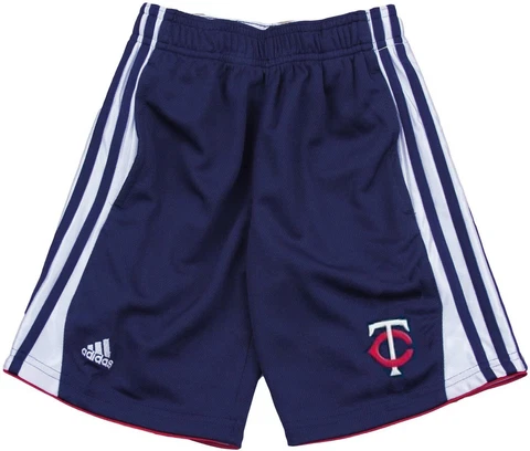 Adidas MLB Kids (4-7) Minnesota Twins Athletic Shorts, Navy Cover