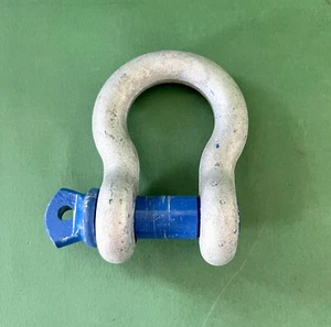 Schäkel Hochfeste geschweift Verbinder Rundschäkel Bolzen 0,33t - 12,0t Stahl - Bild 1 von 2