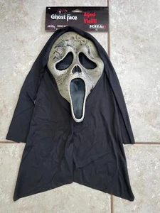 MASCARILLA ENVEJECIDA CARA FANTASMA MUERTA A LA LUZ DEL DÍA CON SUDARIO DISFRAZ HALLOWEEN FW93559 - Imagen 1 de 2