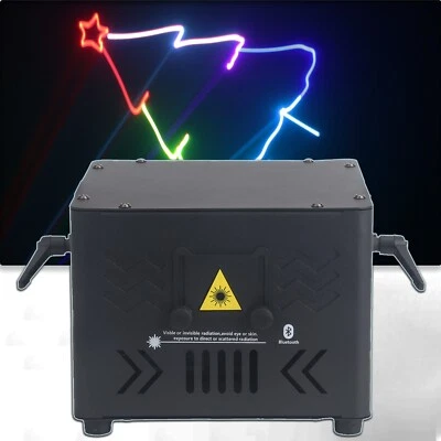 5W RGB Laser Light DMX512/Bluetooth Voice Control 180W Stage Lighting for Party - Image 1 of 4