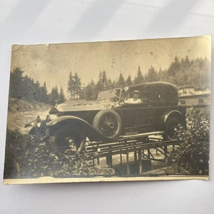 Rolls Royce Springfield Silver Ghost On Mechanics Service Rack Photograph 1920s - Picture 1 of 4
