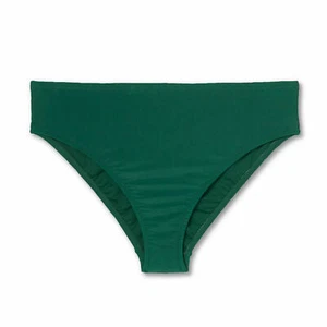 Womens Plus Size 16W/18W Green Bikini Swim Bottom Kona Sol High Coverage Hipster - Bild 1 von 4