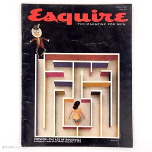 Esquire Magazine Vol. 47 No. 4 #281, April1957 - Schlesinger's Age of FDR - Picture 1 of 7