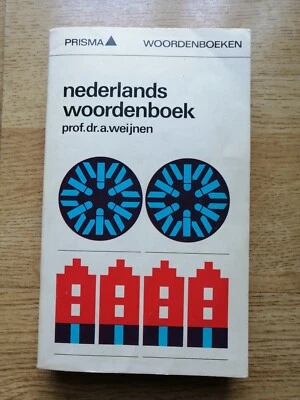 Prisma Nederlands Woordenboek Dictionary Language Learning Dutch A-Z Examples - Image 1 of 4