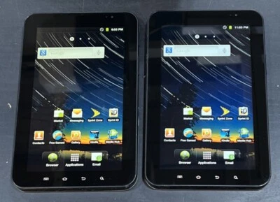 Samsung Galaxy Tab SPH-P100 2GB, Wi-Fi 3G (Sprint), 7"  Lot of 2 Tablets - Image 1 of 3