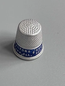 Rare Vintage thimble George Hemingway Realtors 121 Marion St. Oak Park, IL - Bild 1 von 8