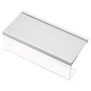 5.9x2.9" Name Platte Aufhängeart Einseitig 46mm Glas Spur für Schreibtisch Büro - Bild 1 von 5