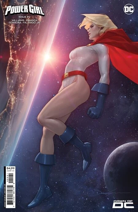 🔥 POWER GIRL #2 JEEHYUNG LEE Card Stock Variant Cvr B - Image 1 of 1