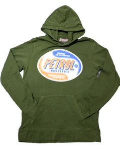 Petrol Industries* Herren Hoodie mit Logo-Aufdruck Kaputze Taschen Pulover Gr.M - Bild 1 von 5