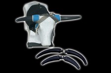 Hot HEELS Jake Steer With Neck Cape 3 Sets of Horns Team Roping Rodeo Practice