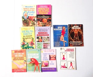 Lot 10 Globe Mini Mag & Dell Purse Books 1980s Exercise Health Wellness Diet - Bild 1 von 14