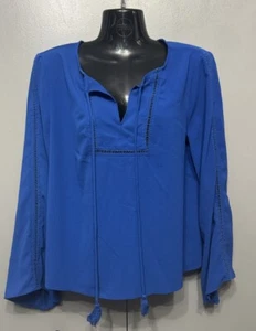 Vince Camuto royalblau Top Bluse Damen Medium - Bild 1 von 5