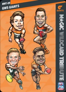 Entrenador de equipo AFL 2024 Magic Wildcard Tribute MWT-09 GWS GREATER WESTERN SYDNEY - Imagen 1 de 2