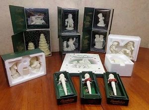  Department 56 Snowbabies LOT/13 Bisque Figurine Ornaments ALL In Original Boxes - Picture 1 of 12