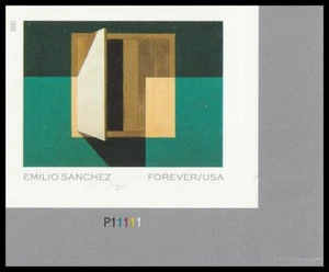 US 5597a Emilio Sanchez Untitled Ventanita imperf NDC plate single MNH 2021 - Picture 1 of 1