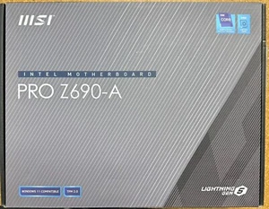 MSI PRO Z690-A DDR5 INTEL PCIE 5.0 WiFi 6E ATX Motherboard - Picture 1 of 9