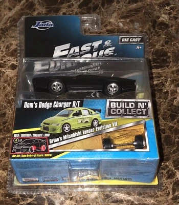 JADA TOYS FAST & FURIOUS DOM’S DODGE CHARGER R/T Black 1:55 Scale NEW - Image 1 of 3