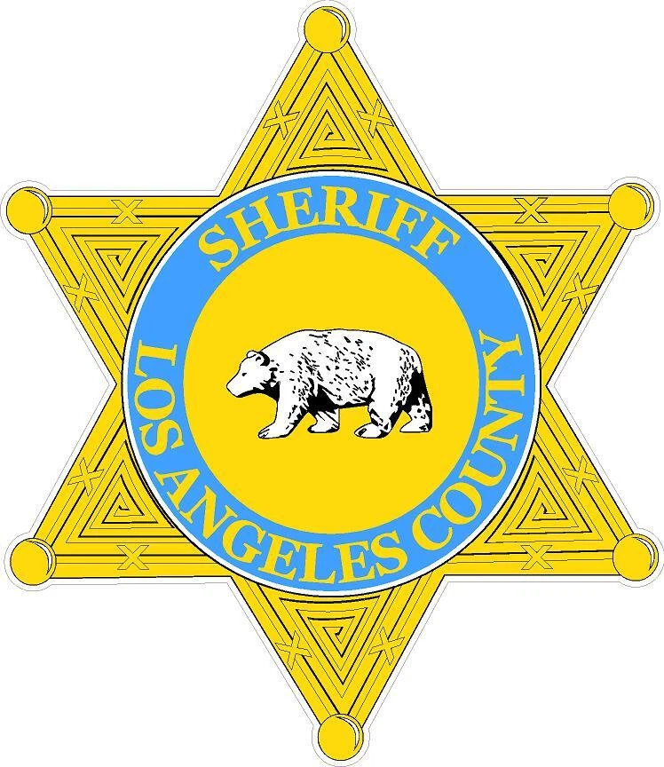 Calcomanía de vinilo reflectante/mate del sheriff del condado de Los Ángeles pegatina policía Foto 1 de 1