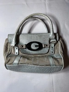 Snakeskin and GUESS logo Purse, Vintage In Acceptable Condition - Picture 1 of 9