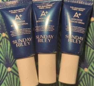 3 x Sunday Riley A+ High Dose Retinoid Serum .17 oz each - Picture 1 of 3