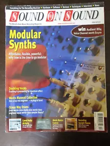 SOUND ON SOUND MAGAZINE APRIL 2009 MODULAR SYNTHS ALESIS MASTER CONTROL MUSIC - Picture 1 of 2