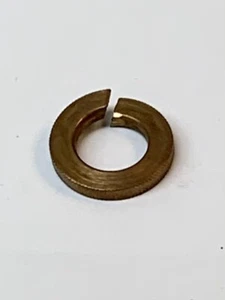 (100 pcs) 3/8" Lock Washer BRONZE bolt fastener corrosion resistant copper alloy - Imagen 1 de 2