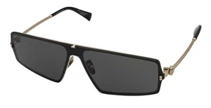 John Varvatos Mens Gold Black Metal Sunglass Shield V545 - Bild 1 von 13