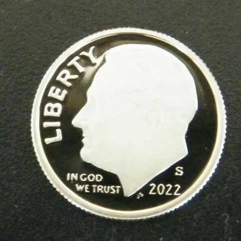 2022 S PROOF Clad Roosevelt Dime Coins from US Proof Sets -READY TO SHIP!! Cover