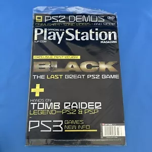 PSM PlayStation Magazine March 2006 #102 SEALED Black Onimusha Demo Disc - Imagen 1 de 4