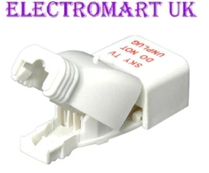 COMTEL BT TELEPHONE PHONE IN LINE JACK EASY QUICK FIT SOCKET 4 CORE CABLE  - Picture 1 of 1