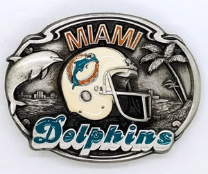 Vintage Miami Dolphins Belt Buckle - Picture 1 of 5