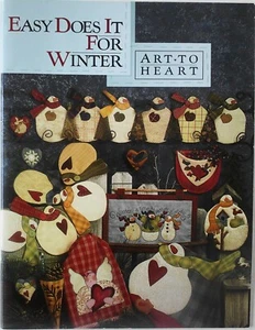 Art To Heart Easy Does It For Winter Nancy Halvorsen Quilt Pattern Book - Picture 1 of 9
