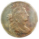 1807/6 Draped Bust Large Cent 1C Large 7 - Certified Pcgs Xf Details (Ef)