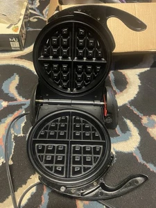 Presto Flip Side Waffle Maker Non Stick Ceramic Stainless Steel Timer 0351003 - Picture 1 of 5