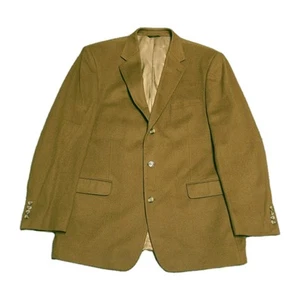 Gianfranco Ruffini Men's Sport Coat 48L Brown Wool Silk Cashmere Italy Blazer - Picture 1 of 11