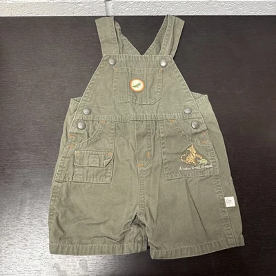 Mono clásico vintage de Winnie the Pooh para bebé talla 12 M bordado caqui Foto 1 de 4