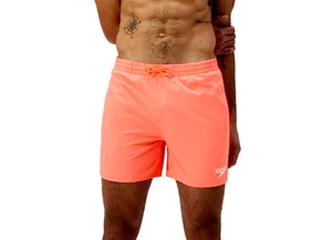 SPEEDO PANTALONES CORTOS DE AGUA PARA HOMBRE.16" NARANJA NEÓN RECICLADO SECADO RÁPIDO BAÑADORES W25 - Imagen 1 de 5