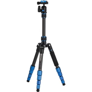 Benro FSL09CN00 Carbon Fiber Slim Travel Tripod Kit W/ Arca Ball Head - Picture 1 of 11