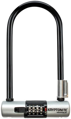 Kryptonite KryptoLok U-Lock - 4 x 9", 4-Digit Combination, Black, Includes - Image 1 of 4