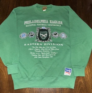 Philadelphia Eagles Muskat Vintage Sweatshirt mit Rundhalsausschnitt Large Kelly Green - Bild 1 von 16